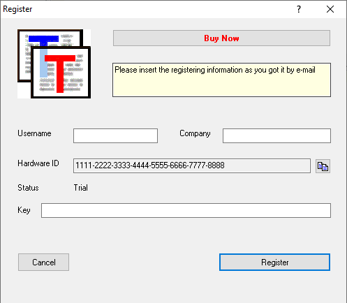 RegistationDialog